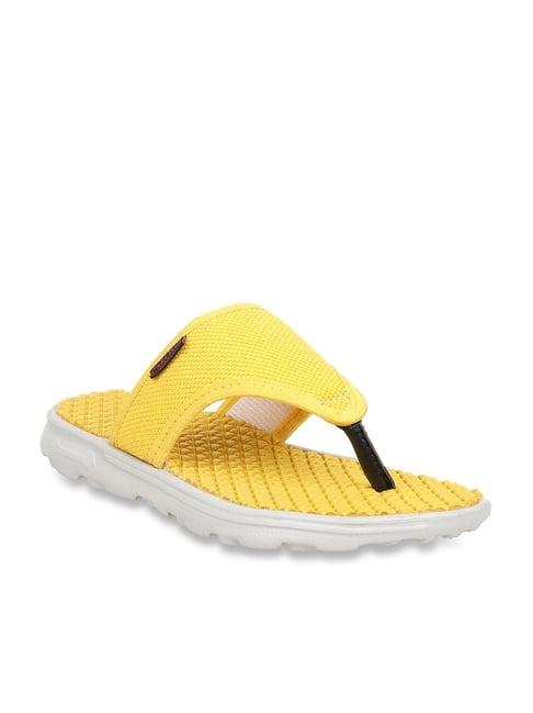 cl sport by carlton london women's yellow thong sandals