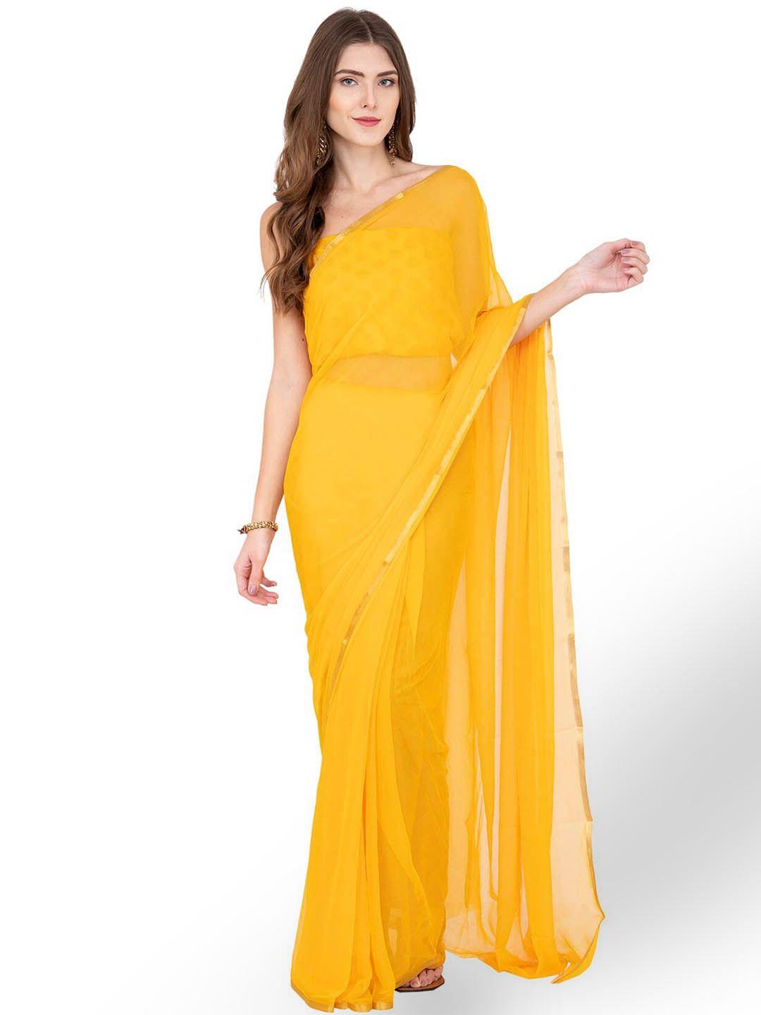 clafoutis zari pure chiffon saree