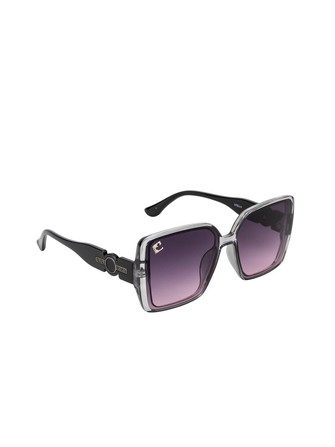 clark n palmer women square sunglasses with uv protected lens