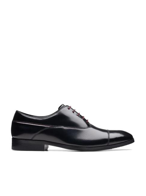 clarks men's craftcliftongo black oxford shoes