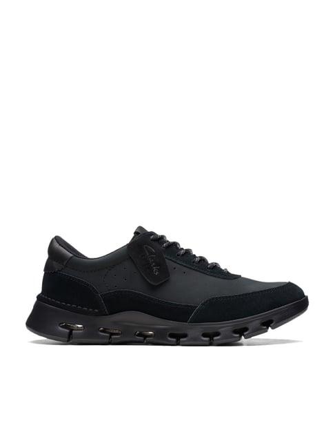 clarks men's nature x one black running shoes