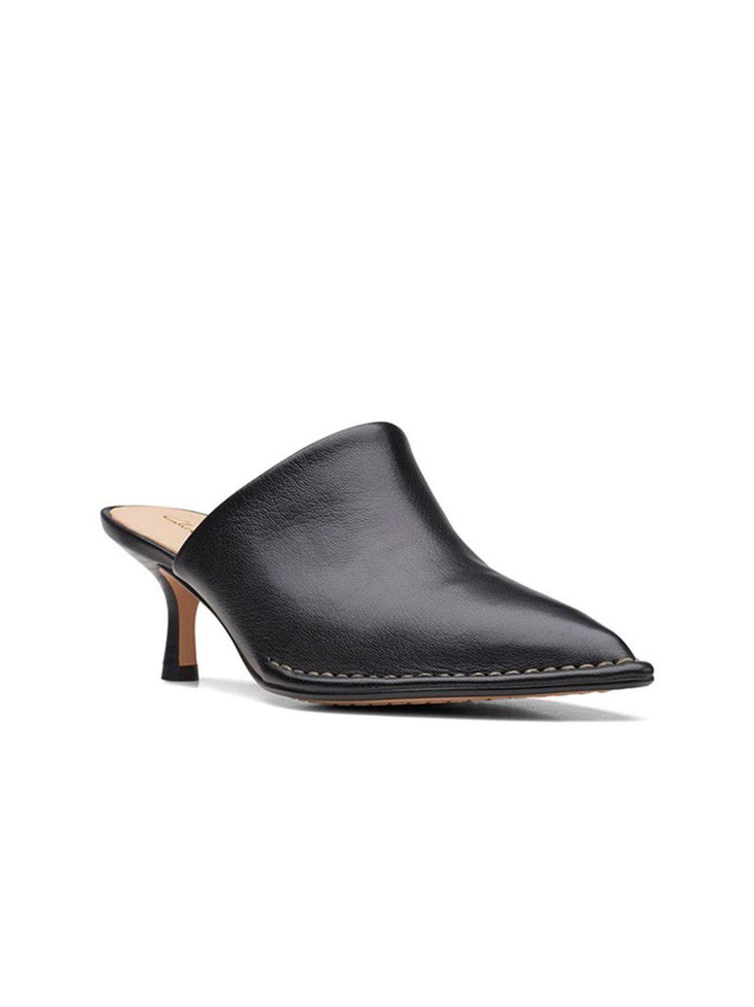 clarks-open-back-leather-stiletto-mules