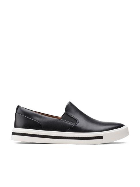clarks-women's-black-casual-loafers