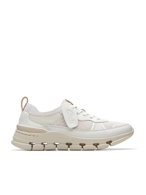 clarks women's nature x cove off white running shoes