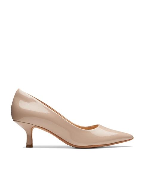clarks women's violet55 rae nude casual pumps