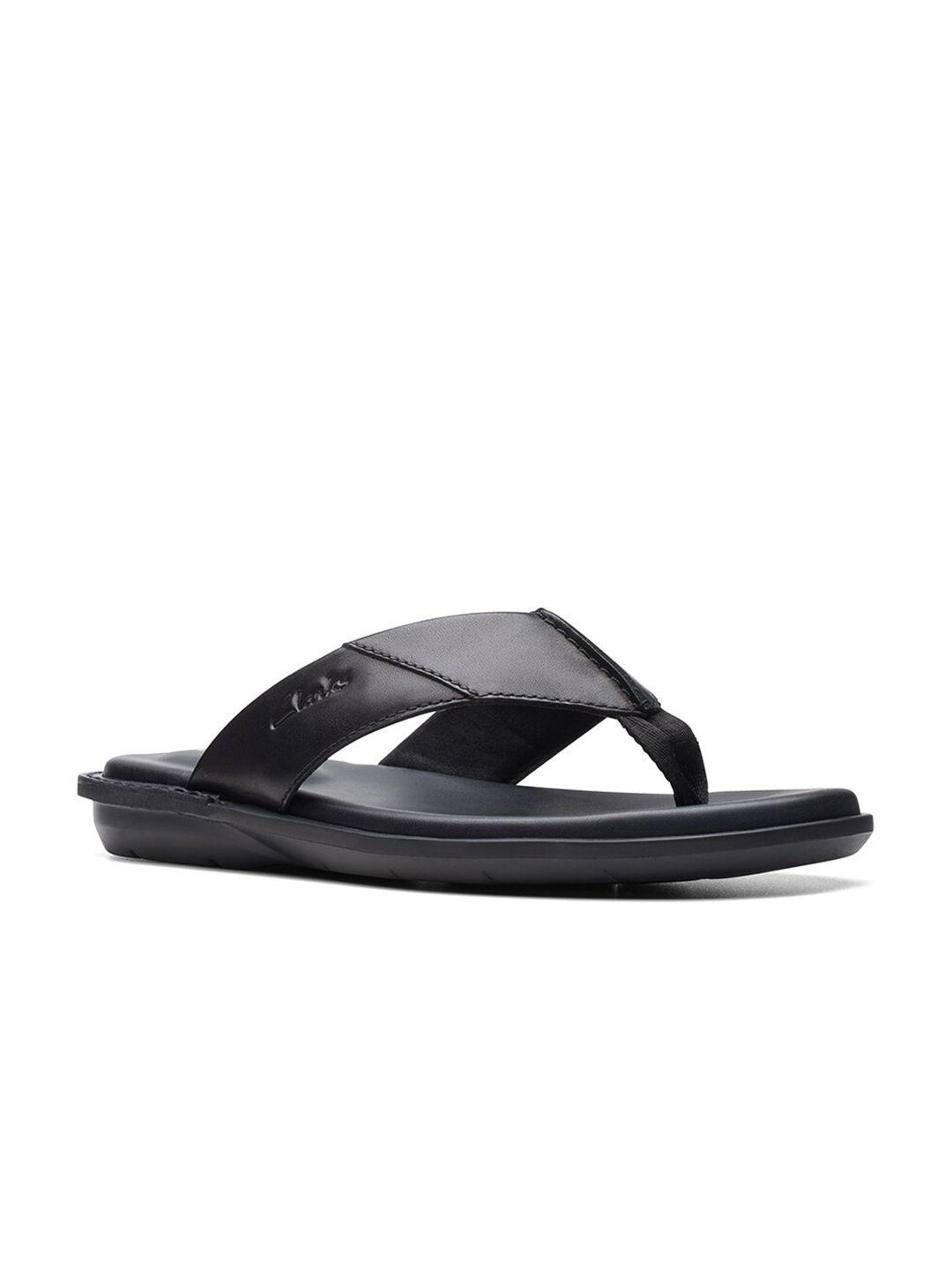 clarks men leather comfort sandals