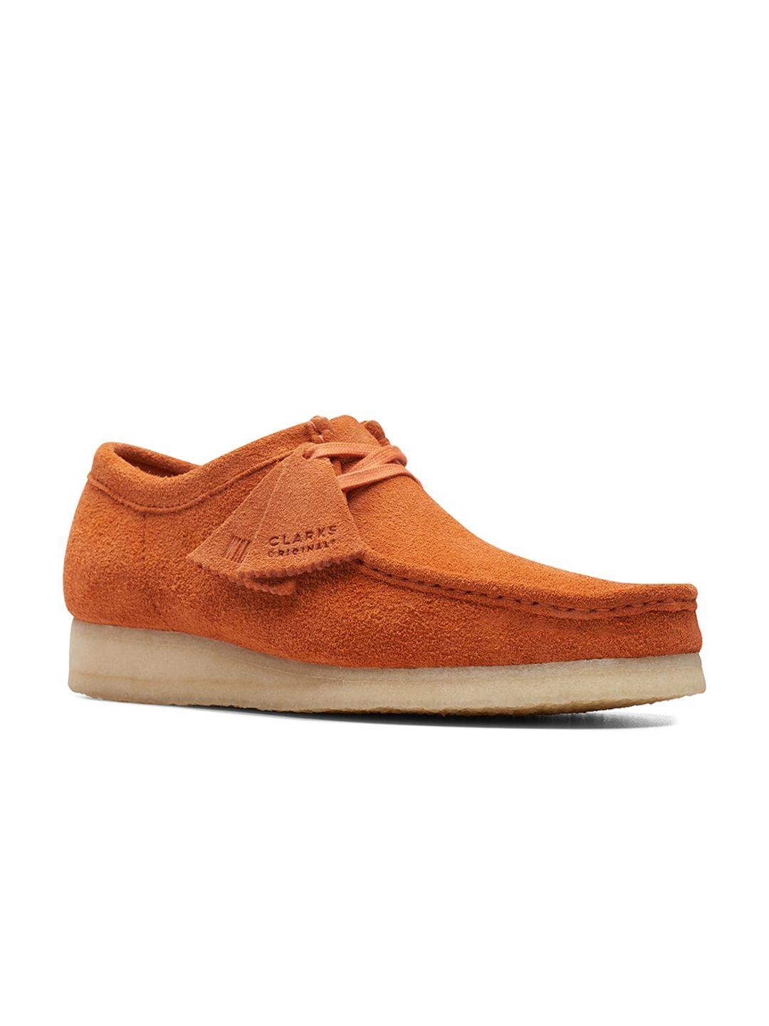 clarks men suede lace-up sneakers