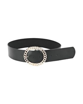 classic belt with embellished buckle