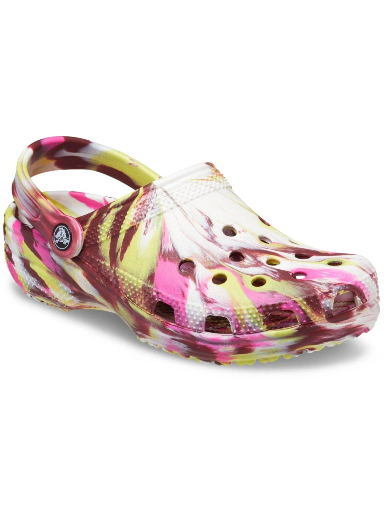classic multi color unisex adults printed clog