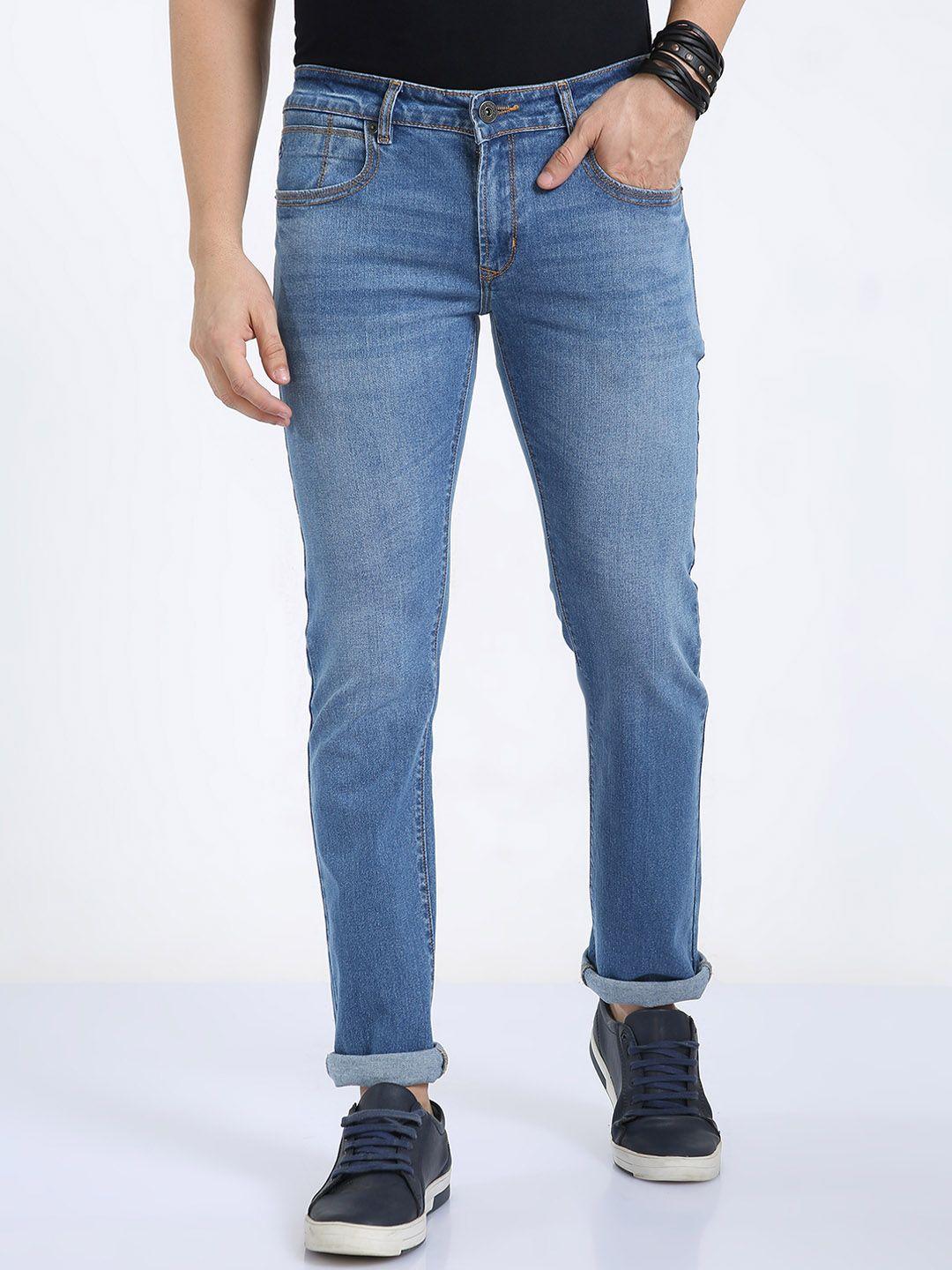 classic polo men jean slim fit heavy fade cotton denim jeans