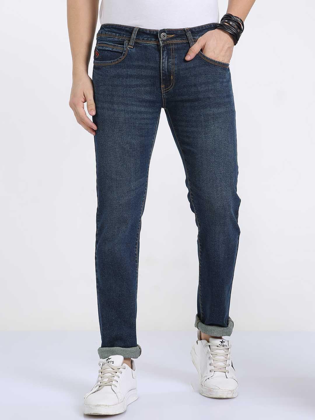 classic polo men jean slim fit light fade jeans