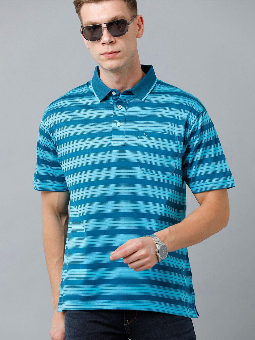 classic polo men striped polo collar cotton t-shirt