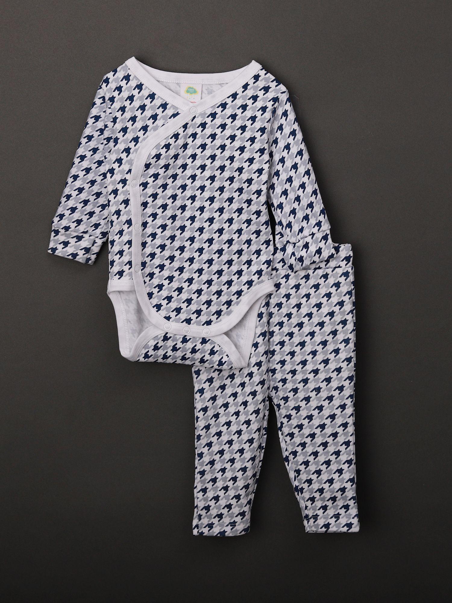 classic wrapover onesie with pyjama (set of 2)