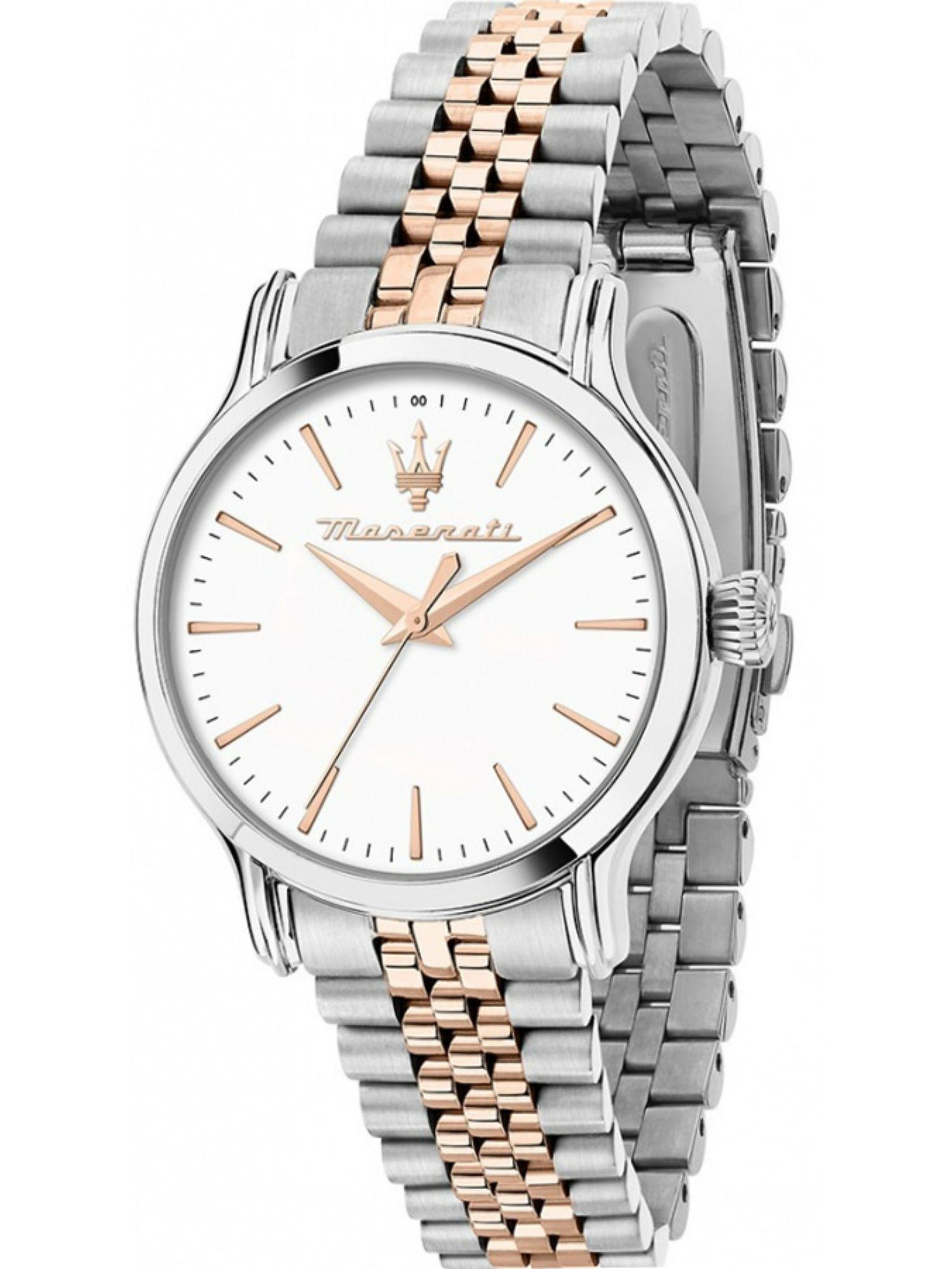 classic analog dial color white women's watch - r8853118520