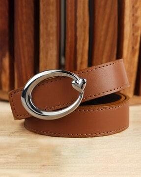 classic belt with buckle clasp