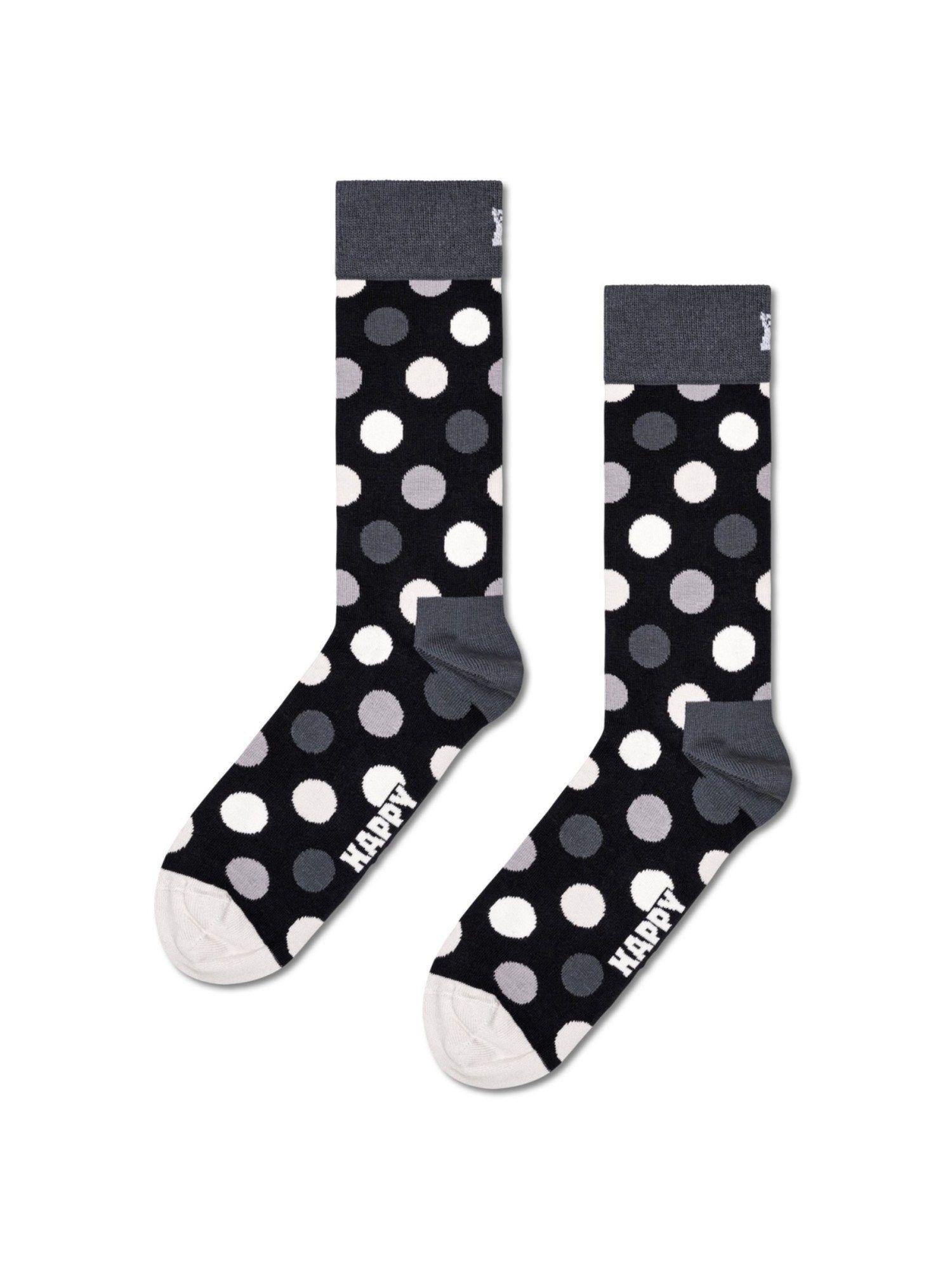 classic black & white unisex socks (pack of 4)