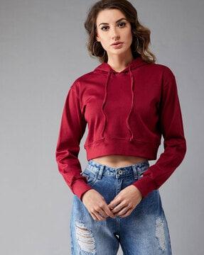 classic crop hoodie