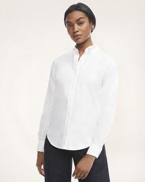 classic-fit cotton oxford shirt