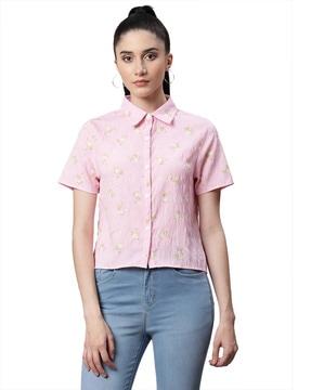 classic floral print shirt