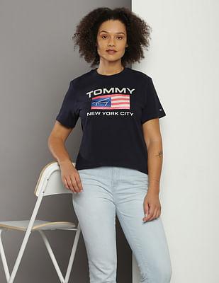 classic modern prep flag t-shirt