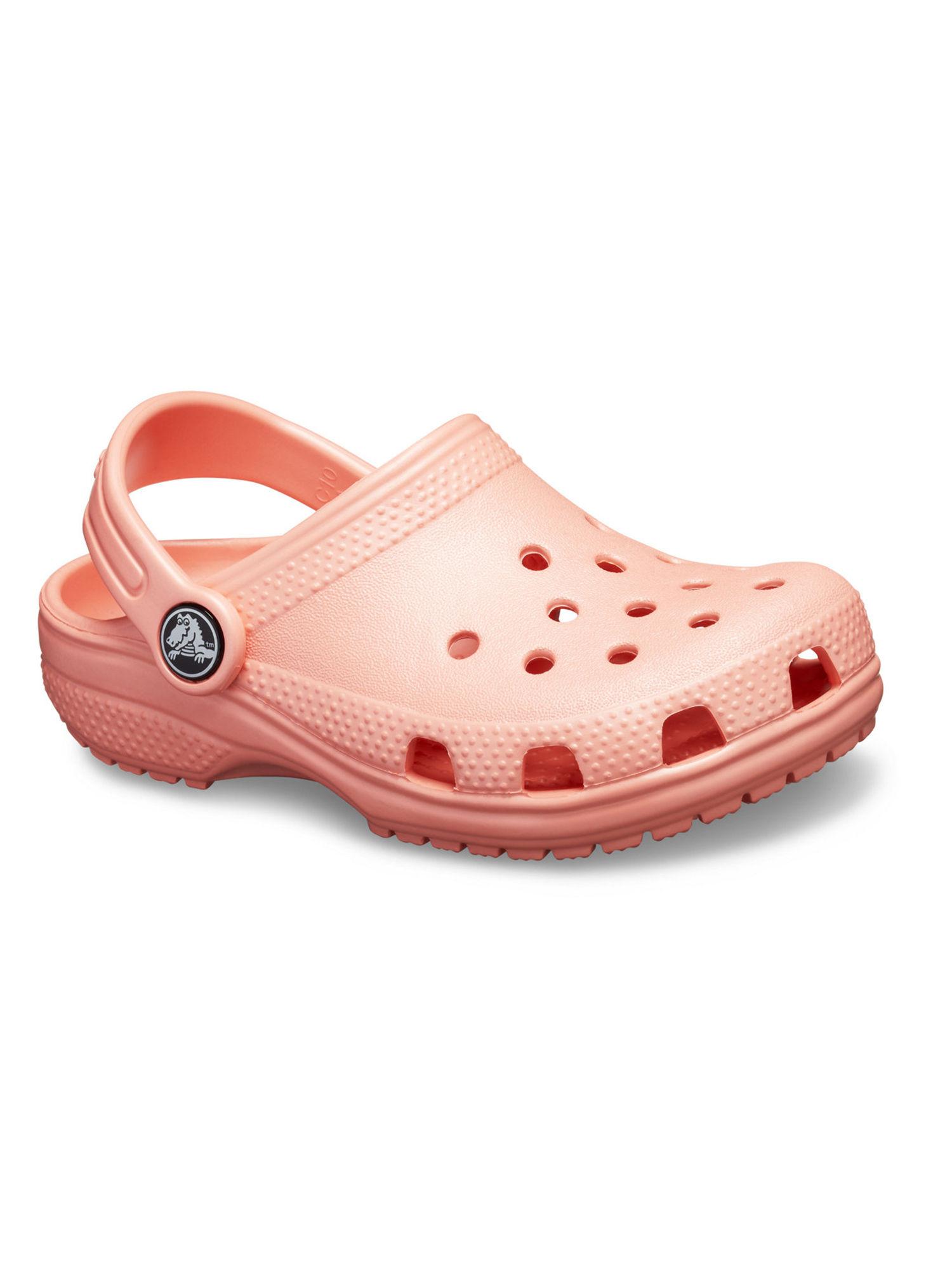 classic pink girls clog