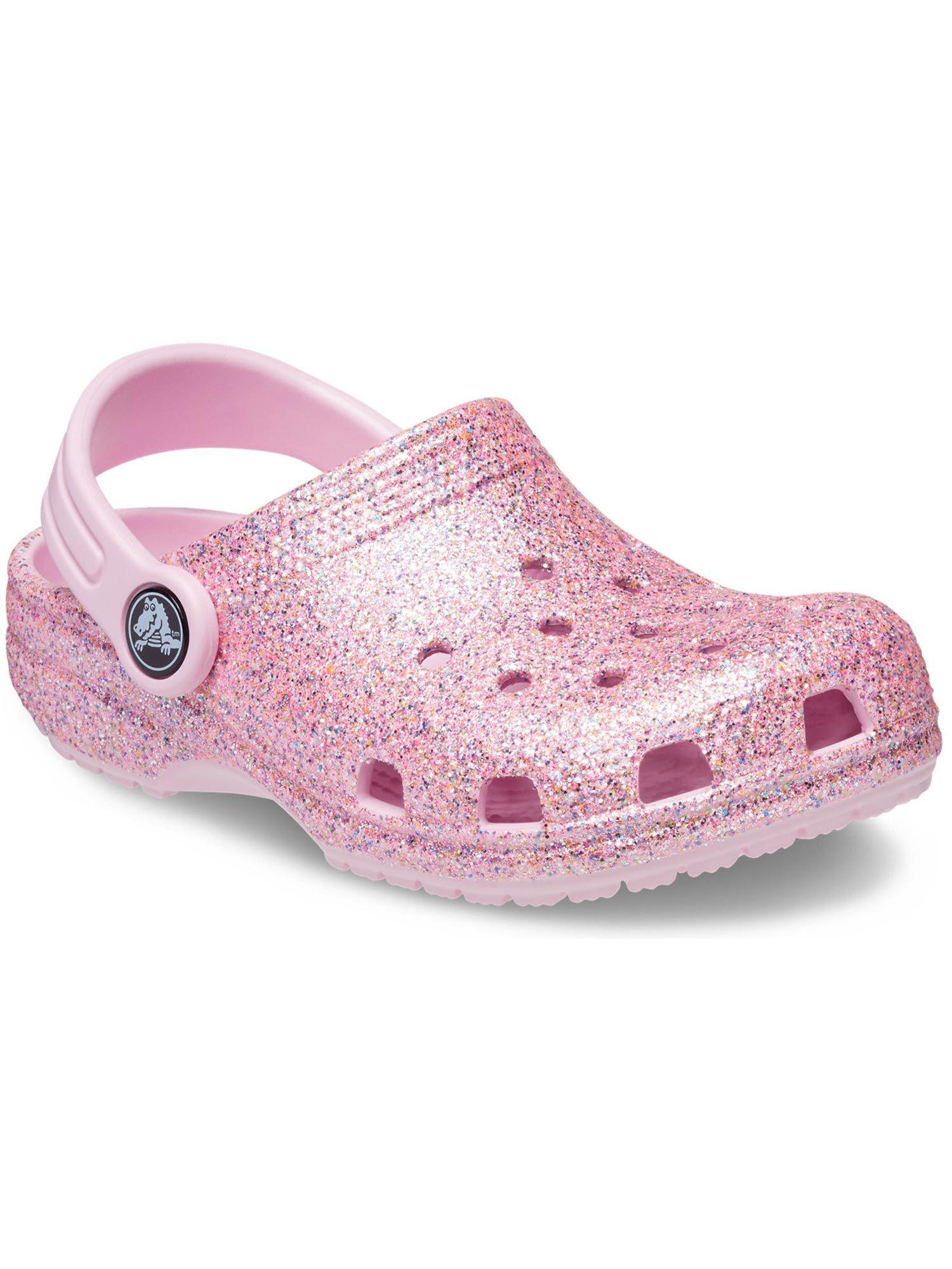 classic pink kids clog