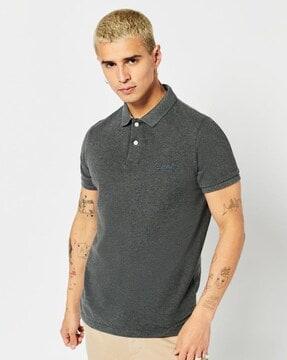 classic pique relaxed fit polo t-shirt