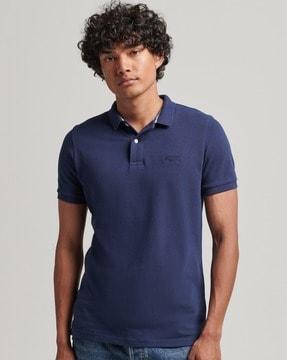 classic pique relaxed fit polo t-shirt