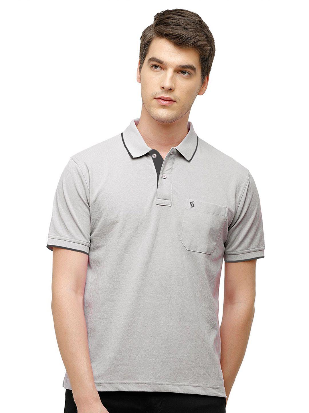 classic polo collar cotton casual t-shirt