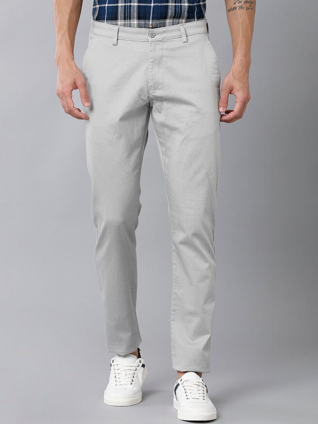 classic polo men classic slim fit mid-rise trousers