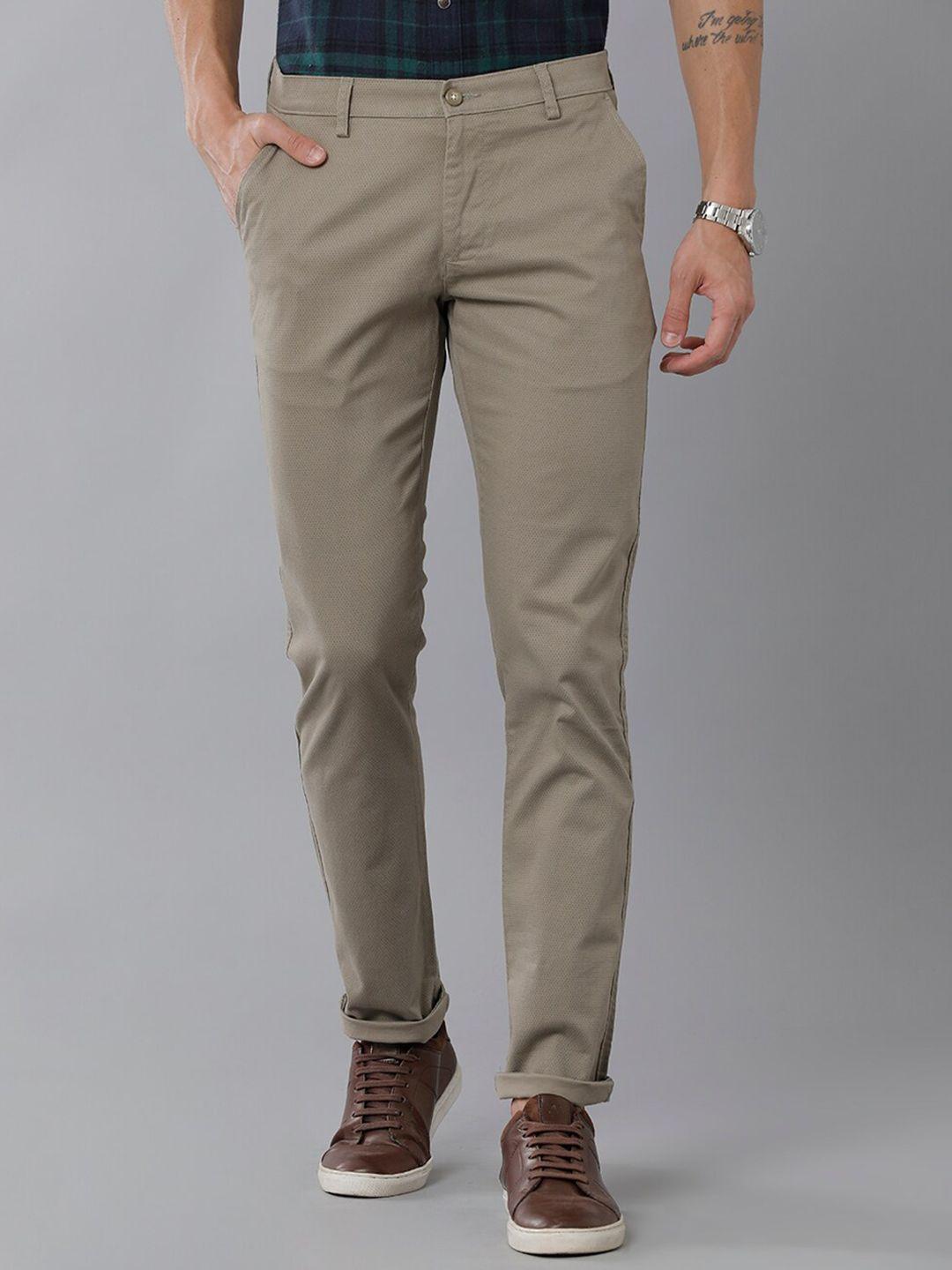 classic polo men cotton classic slim fit chinos trousers