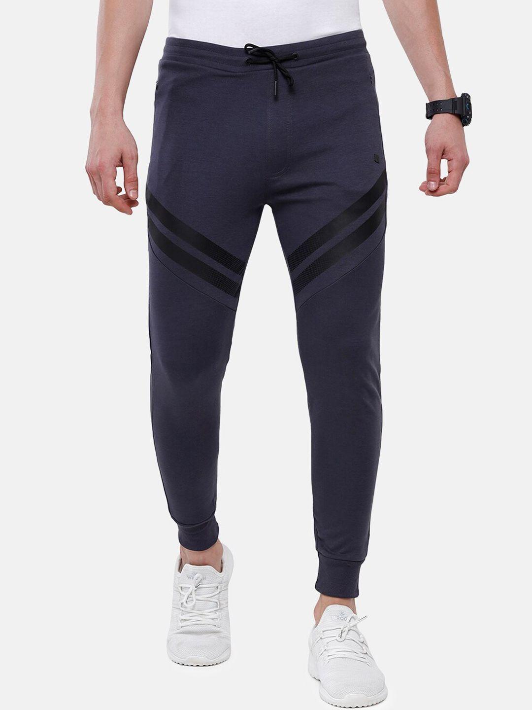 classic polo men navy blue solid slim fit joggers