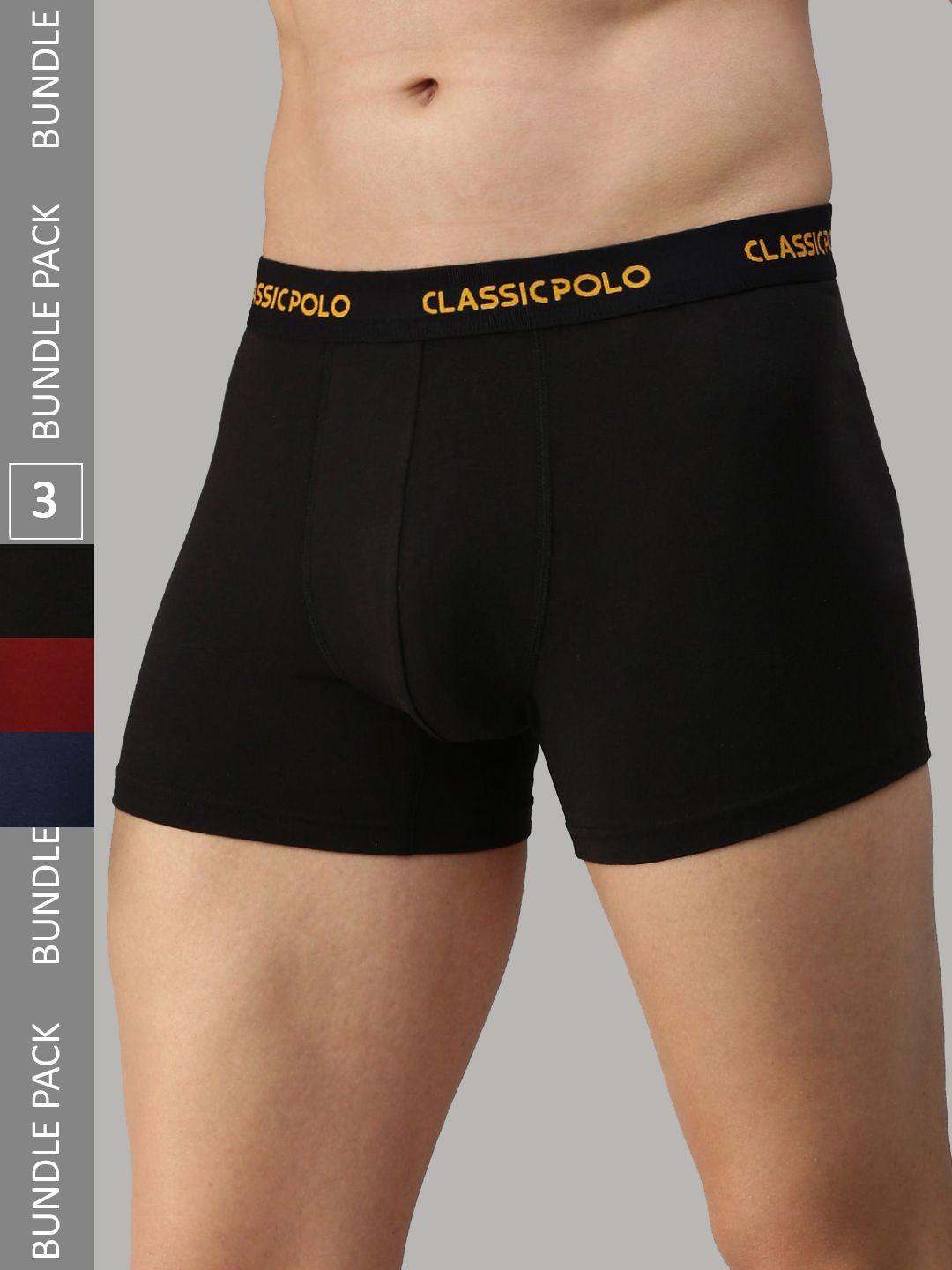 classic polo men pack of 3 anti-odour basic briefs