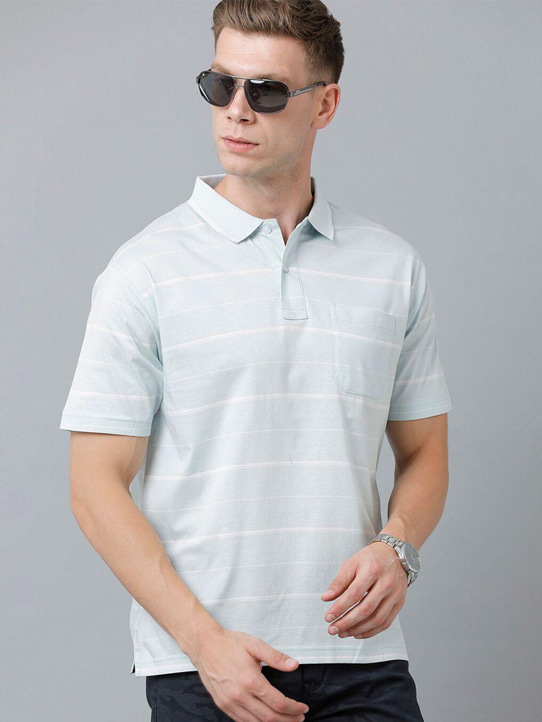 classic polo men striped polo collar cotton t-shirt