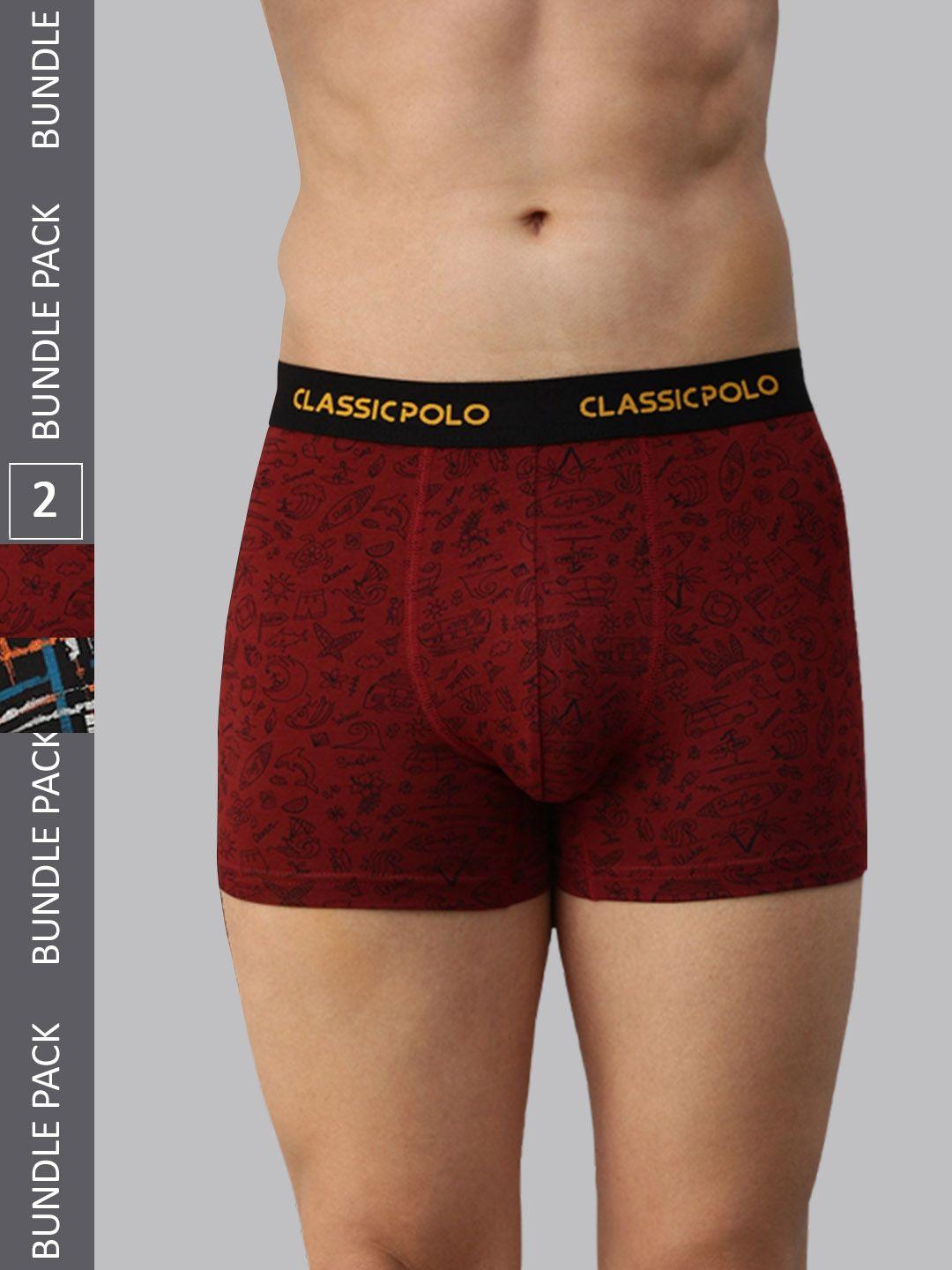 classic polo pack of 2 anti-odour trunks