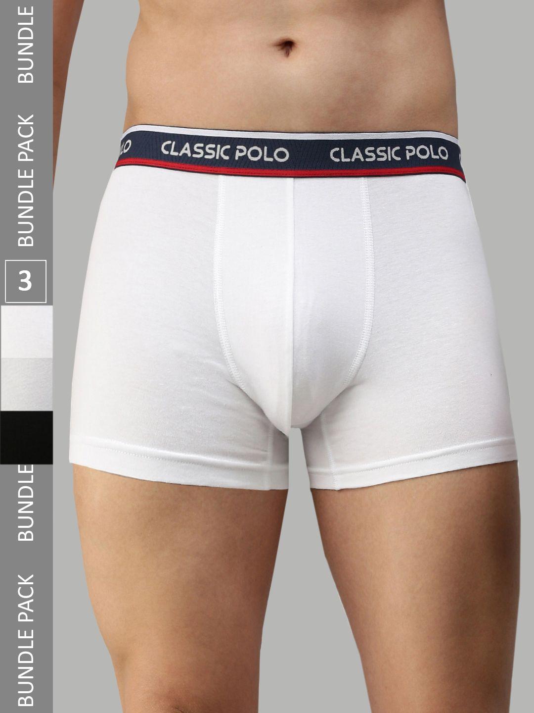 classic polo pack of 3 anti-odour trunks