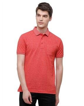 classic polo slim fit polo t-shirt with patch pocket