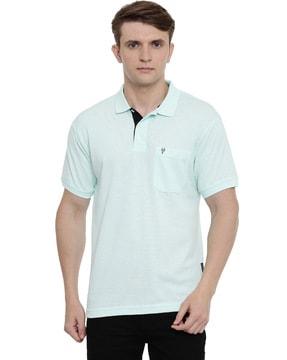 classic polo slim fit polo t-shirt with patch pocket