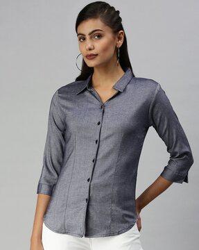 classic shirt with 3/4th sleeve