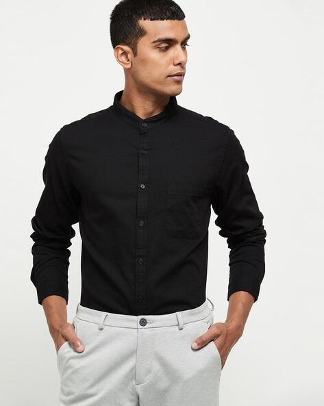 classic shirt with patch pocket