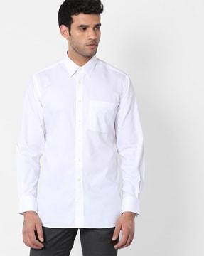 classic shirt with patch pocket