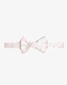 classic solid bow tie