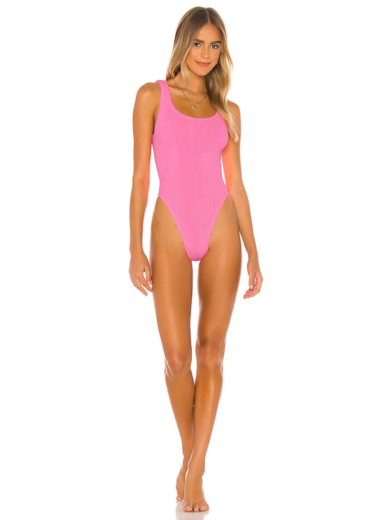 classic square neck one piece