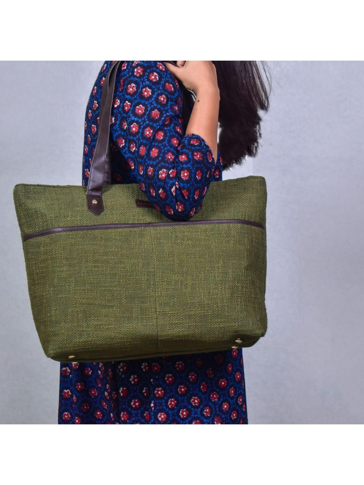 classic tote bag-enduring green