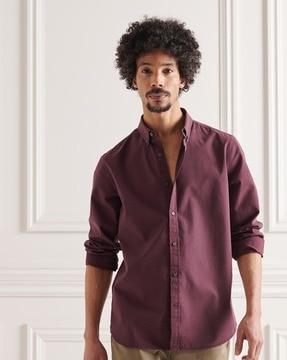 classic university button-down collar shirt