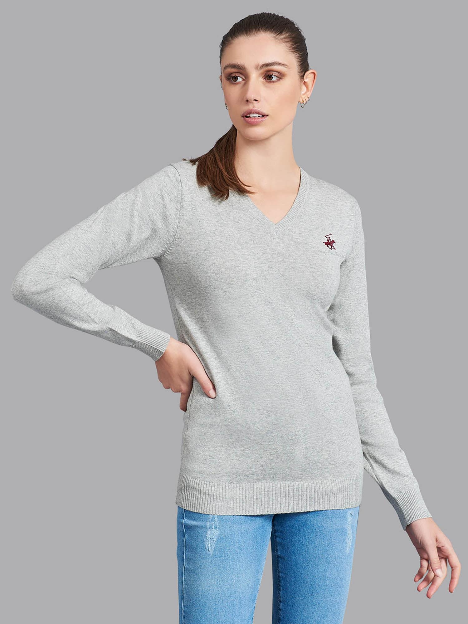 classic v-neck pullover