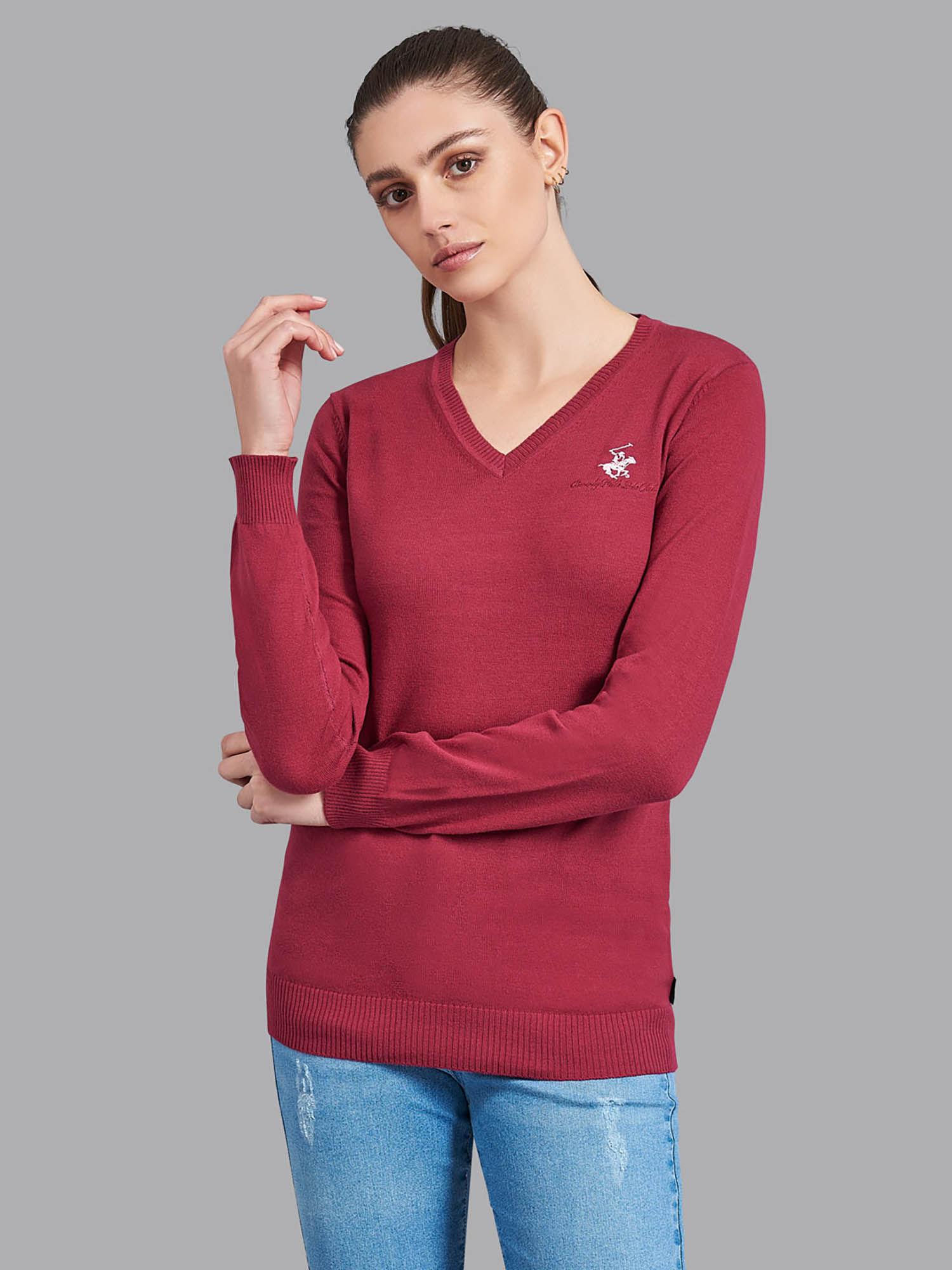 classic v-neck pullover