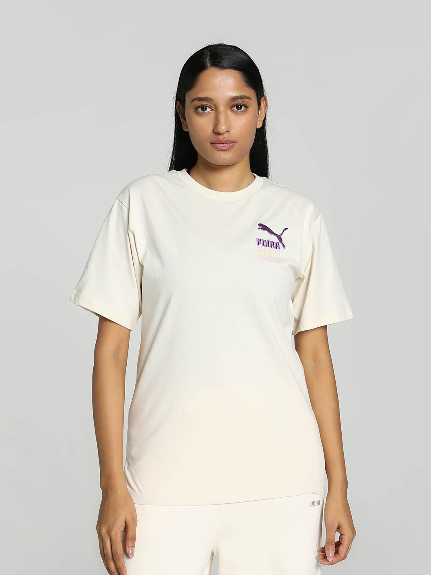 classics brand love women's off white t-shirt