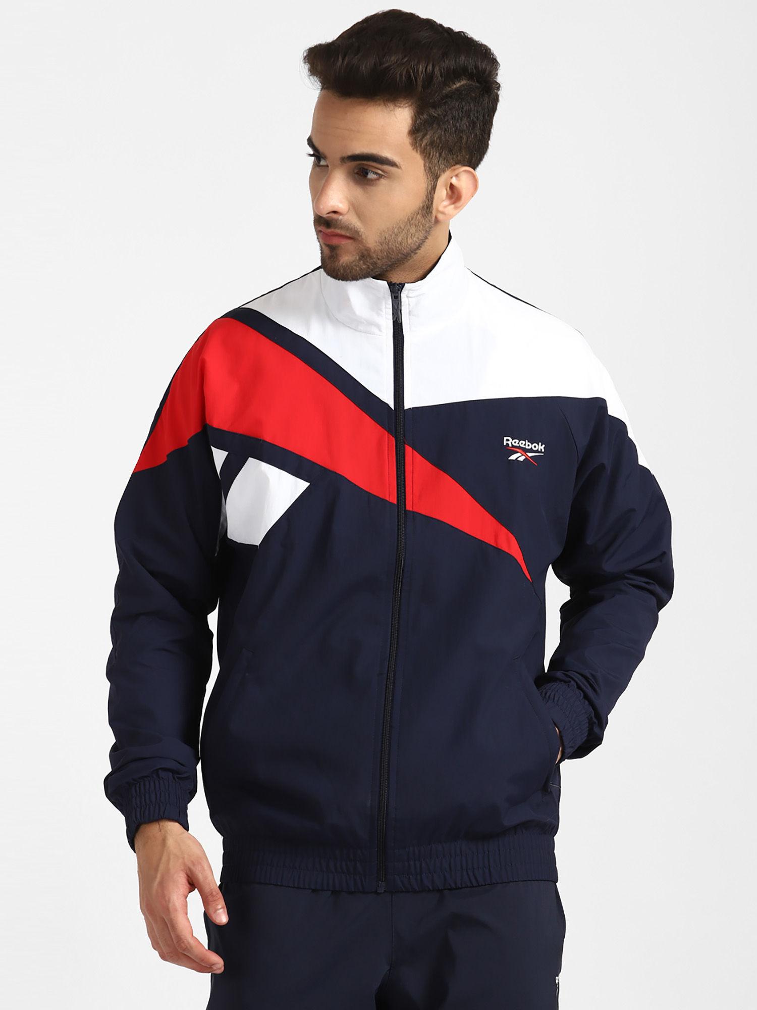 classics cl f fr tracktop navy blue casual track top