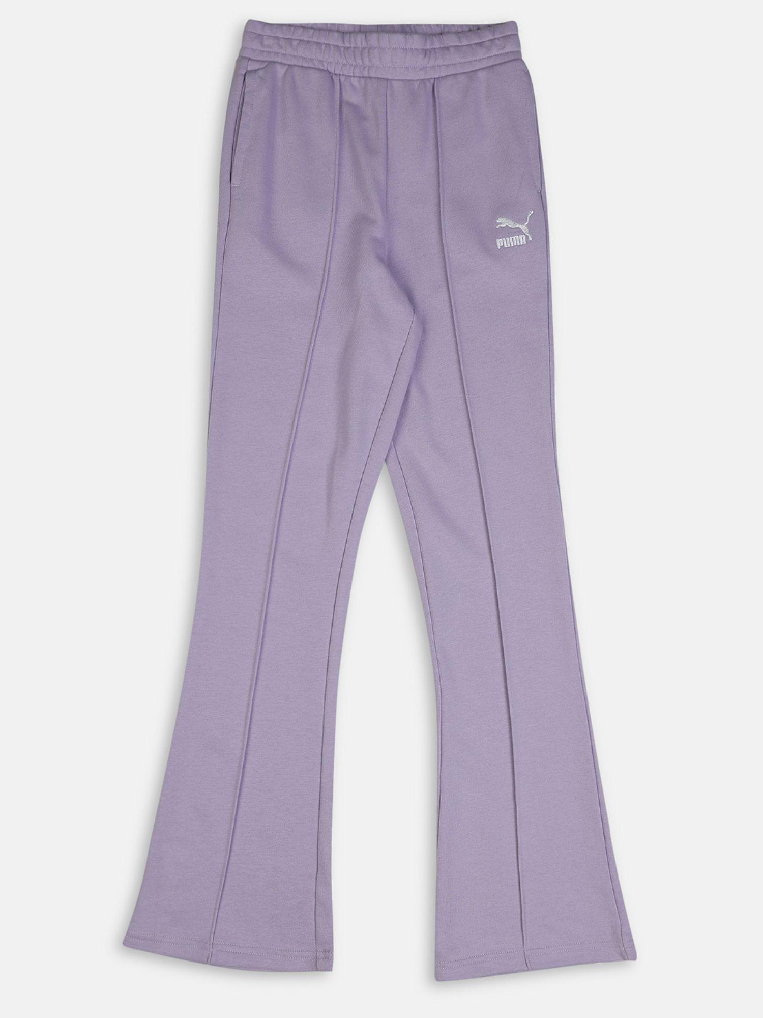 classics flared girls purple trackpant